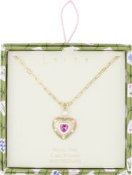 Leith Puffy Heart Pendant Necklace