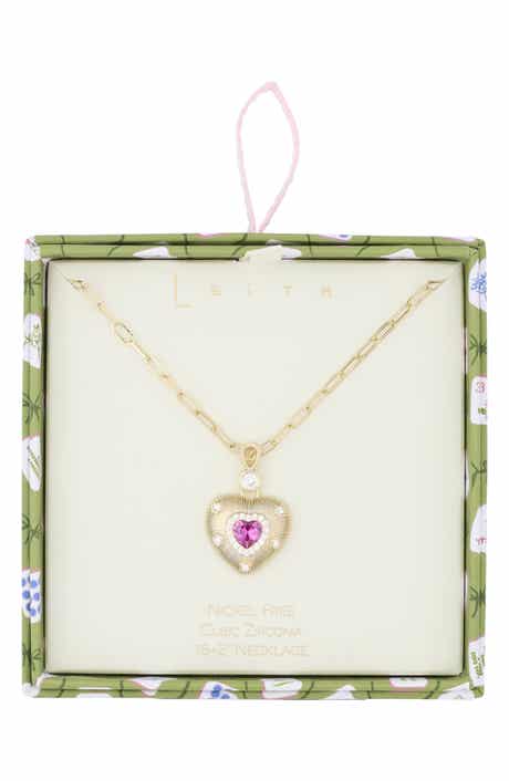Puffy Heart Pendant Necklace