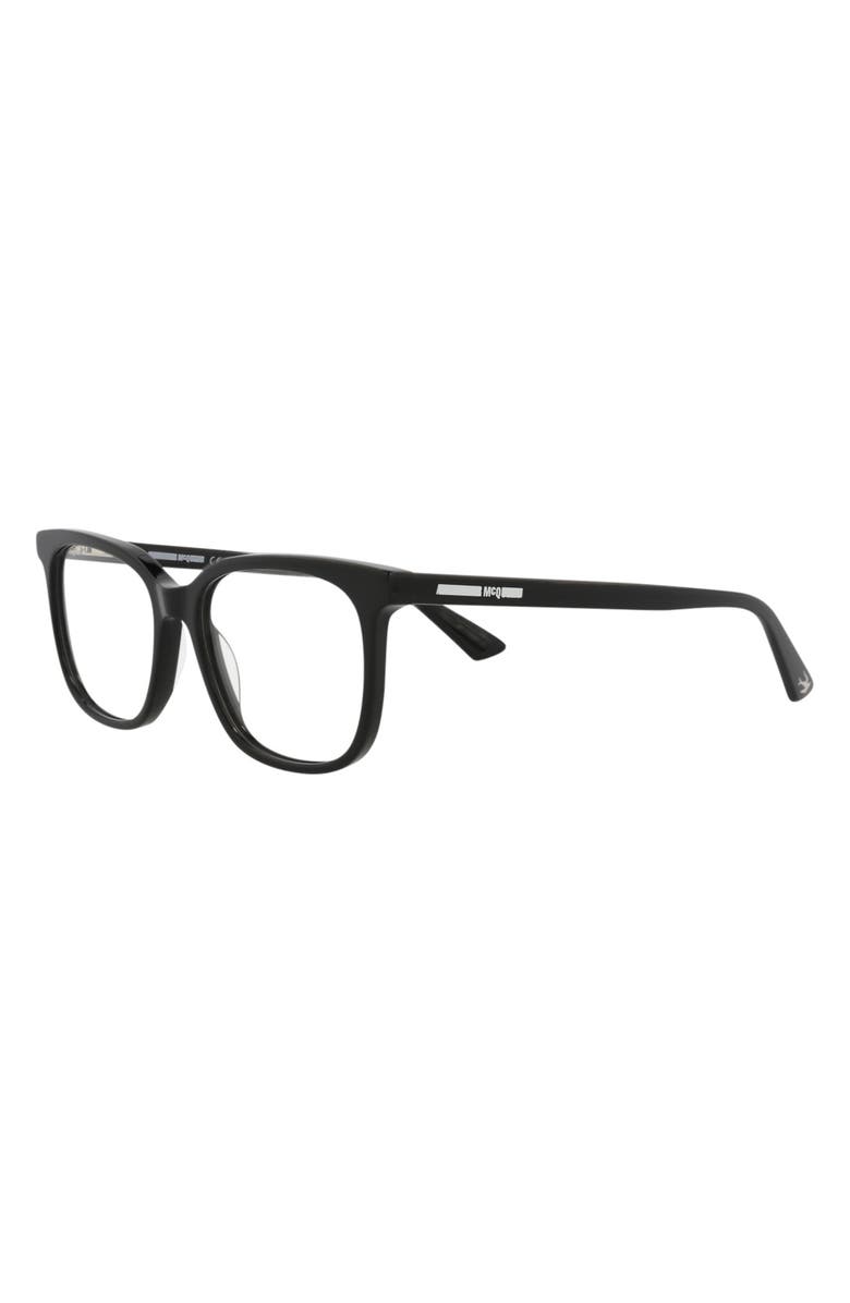 McQueen 52mm Square Optical Glasses, Alternate, color, 