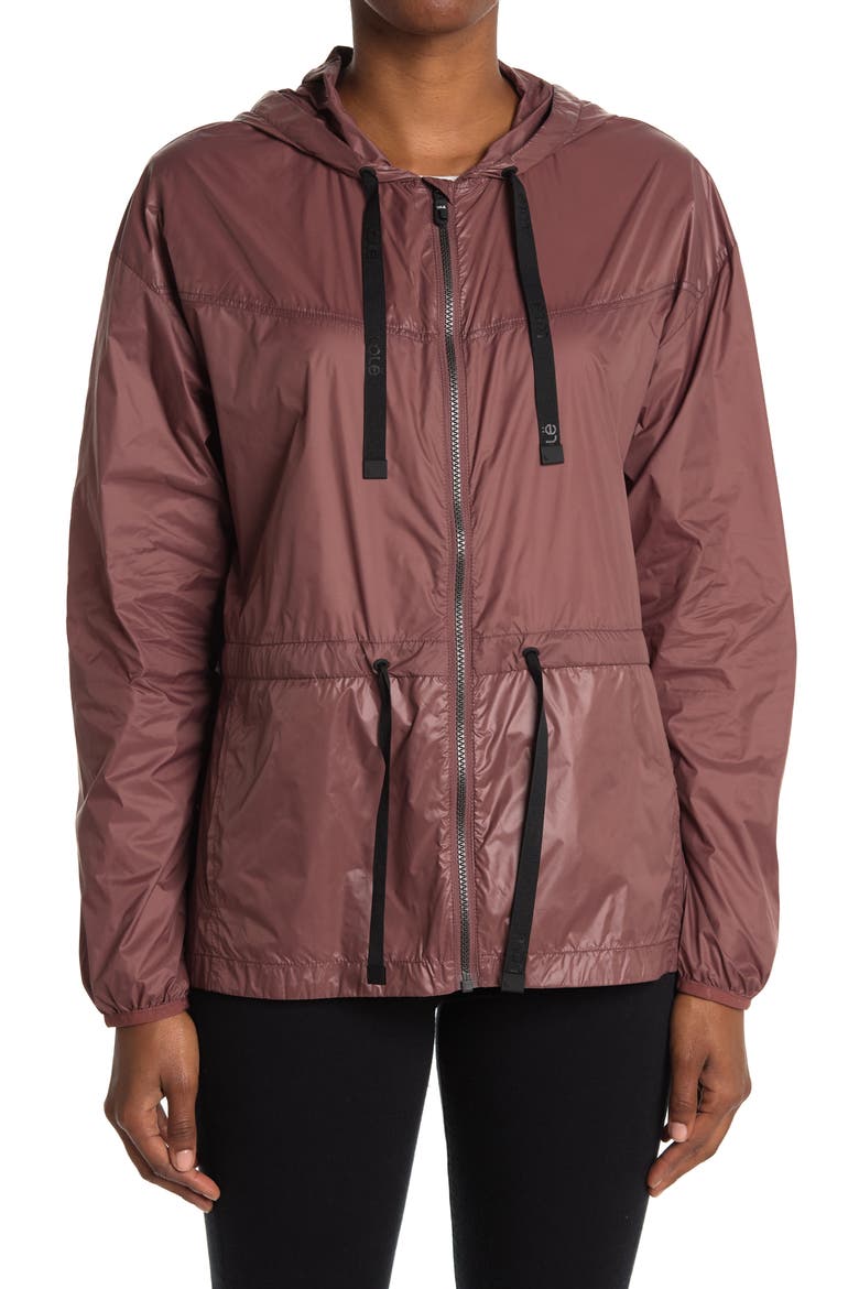 Davina Hooded Jacket, Alternate, color, MARASCHINO