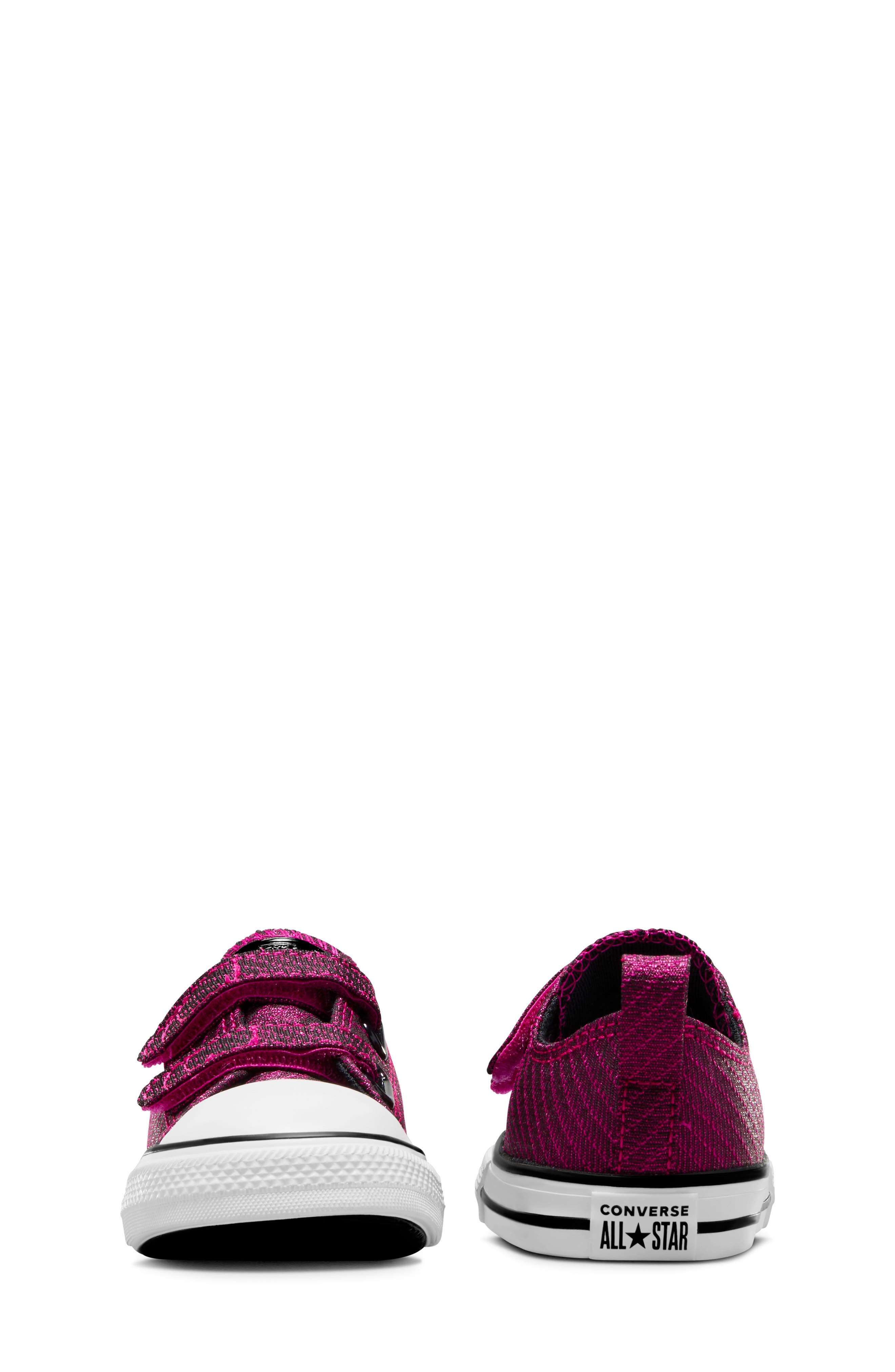 Converse Kids' Chuck Taylor<sup>®</sup> All Star<sup>®</sup> Ox Sneaker, Alternate, color, Prime Pink/ White/ Black