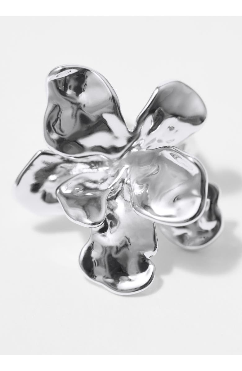 & Other Stories Flower Ring, Alternate, color, Metal Light