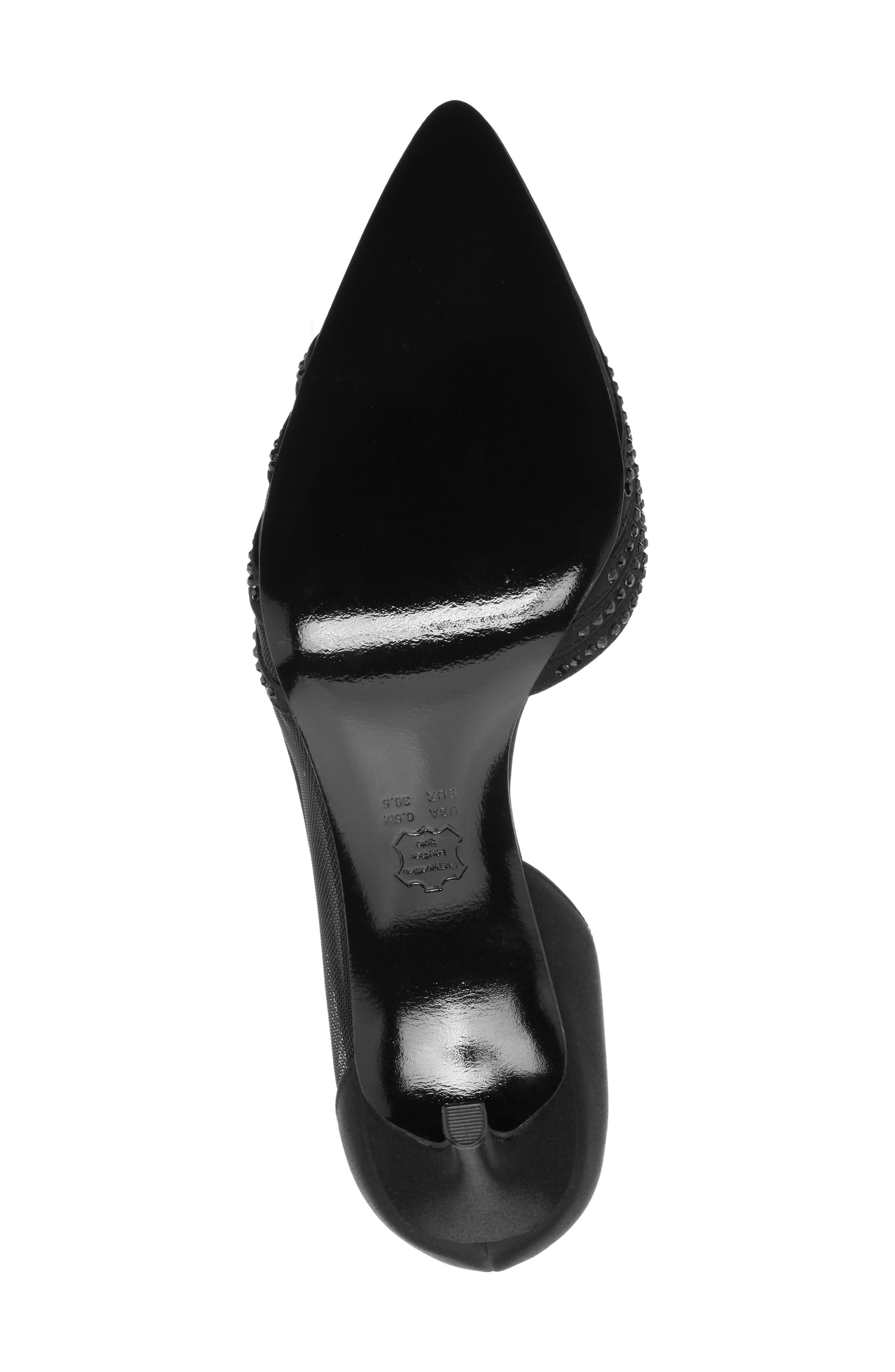 Nina Noreen Pointed Toe Half d'Orsay Pump, Alternate, color, 