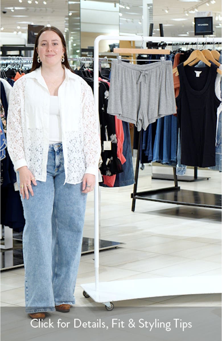 Dream Rib Drawstring Shorts, sales video thumbnail