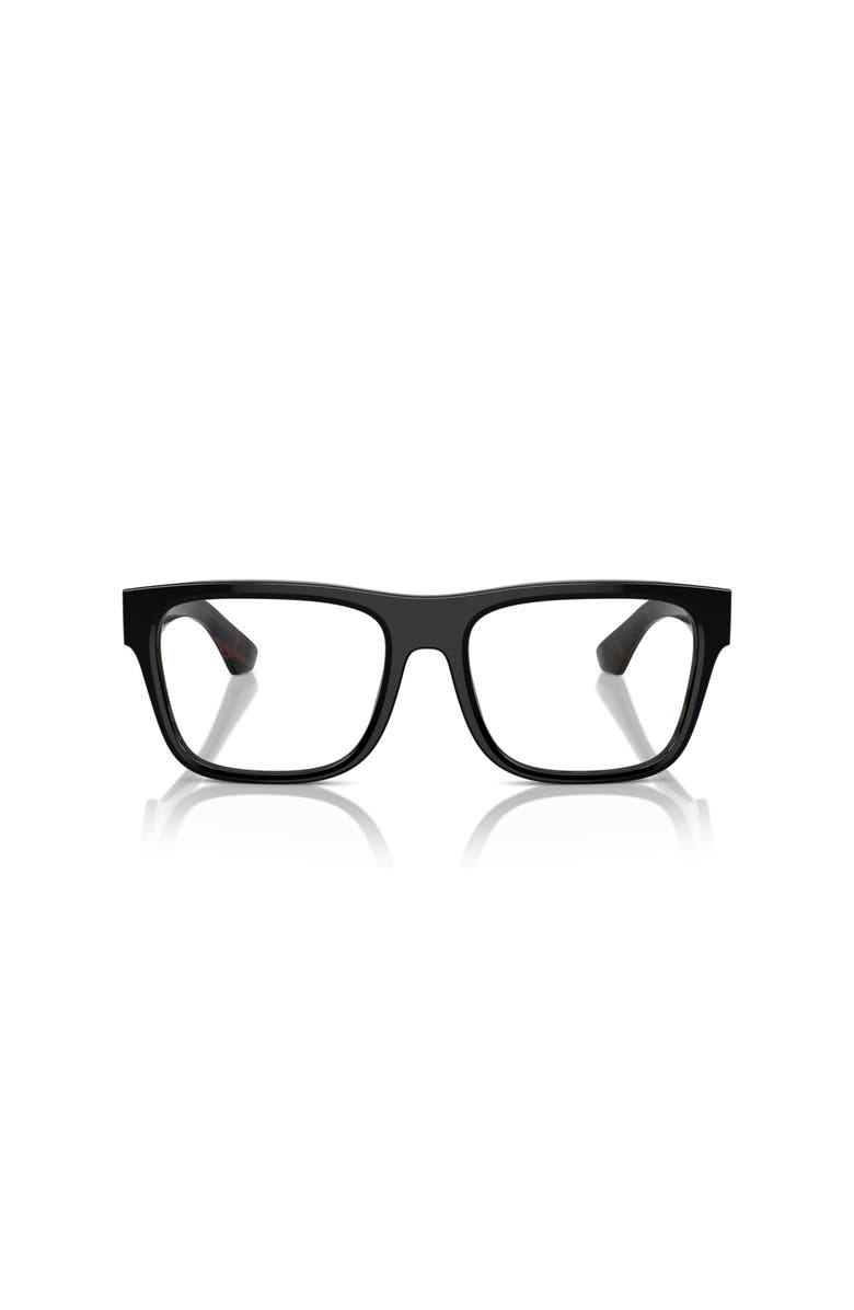 Burberry 53mm Square optical glasses, Alternate, color, Black