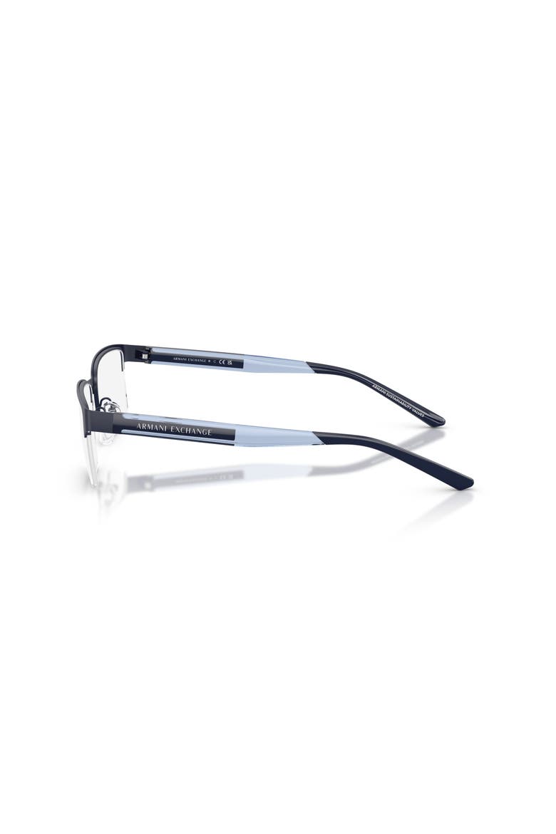 55mm Rectangle optical glasses, Alternate, color, Blue