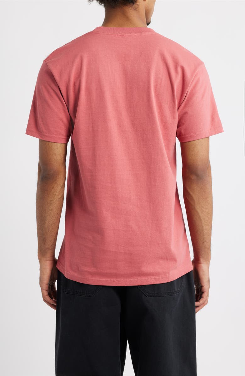 Obey Improvisation Cotton Graphic T-Shirt, Alternate, color, Mineral Red