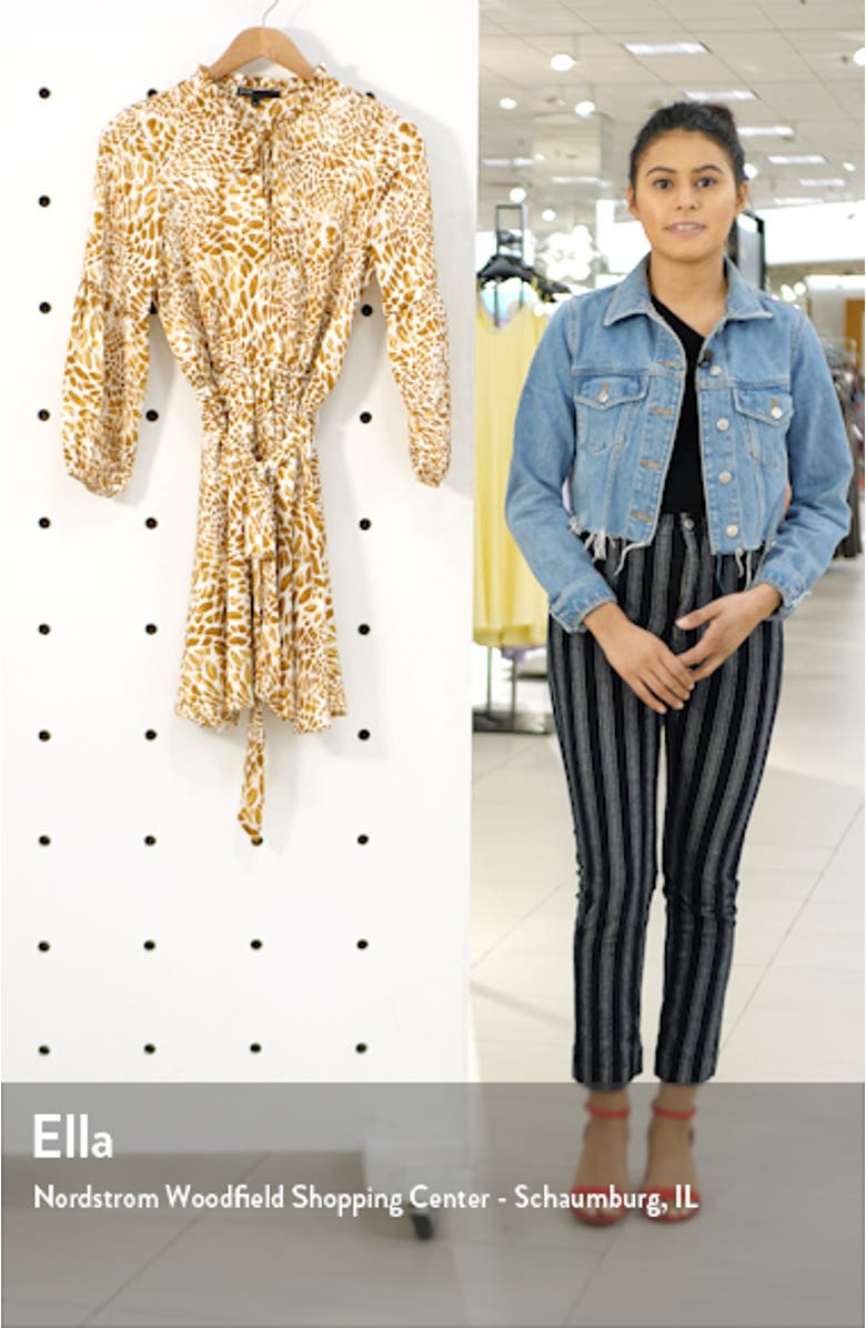 Gibson x City Safari Tara Gibson Tie Neck Satin Dress, sales video thumbnail