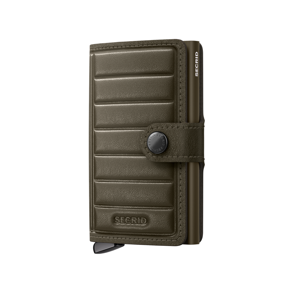 Secrid Premium Miniwallet+ Emboss Lines In Cedar