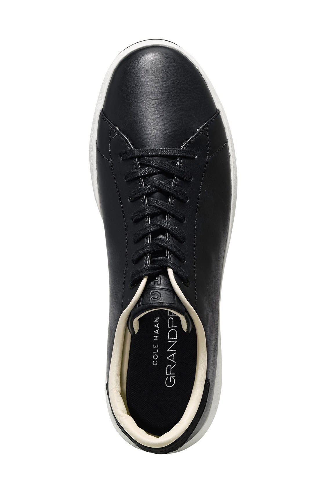 GrandPro Tennis Sneaker, Alternate, color, BLACK