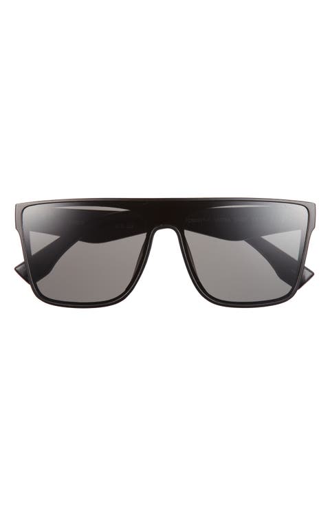 Flat Top Shield Sunglasses