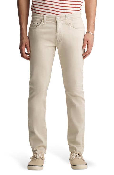Marcus Slim Straight Leg Jeans (White Down Supermove)