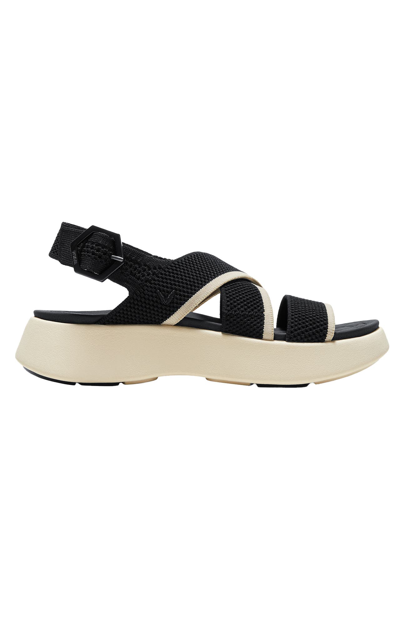 AdaptAll Sport Sandals, Alternate, color, Black Cream Ivory