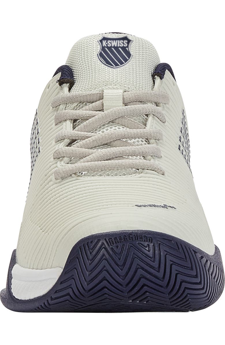 K-Swiss Hypercourt Express 2 2E Tennis Shoe, Alternate, color, Gray/ White/ Peacoat