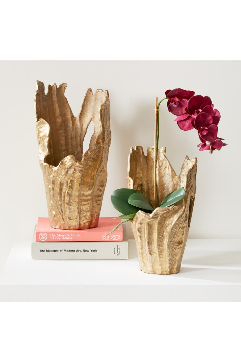 Arbre Vase, Alternate, color, Gold