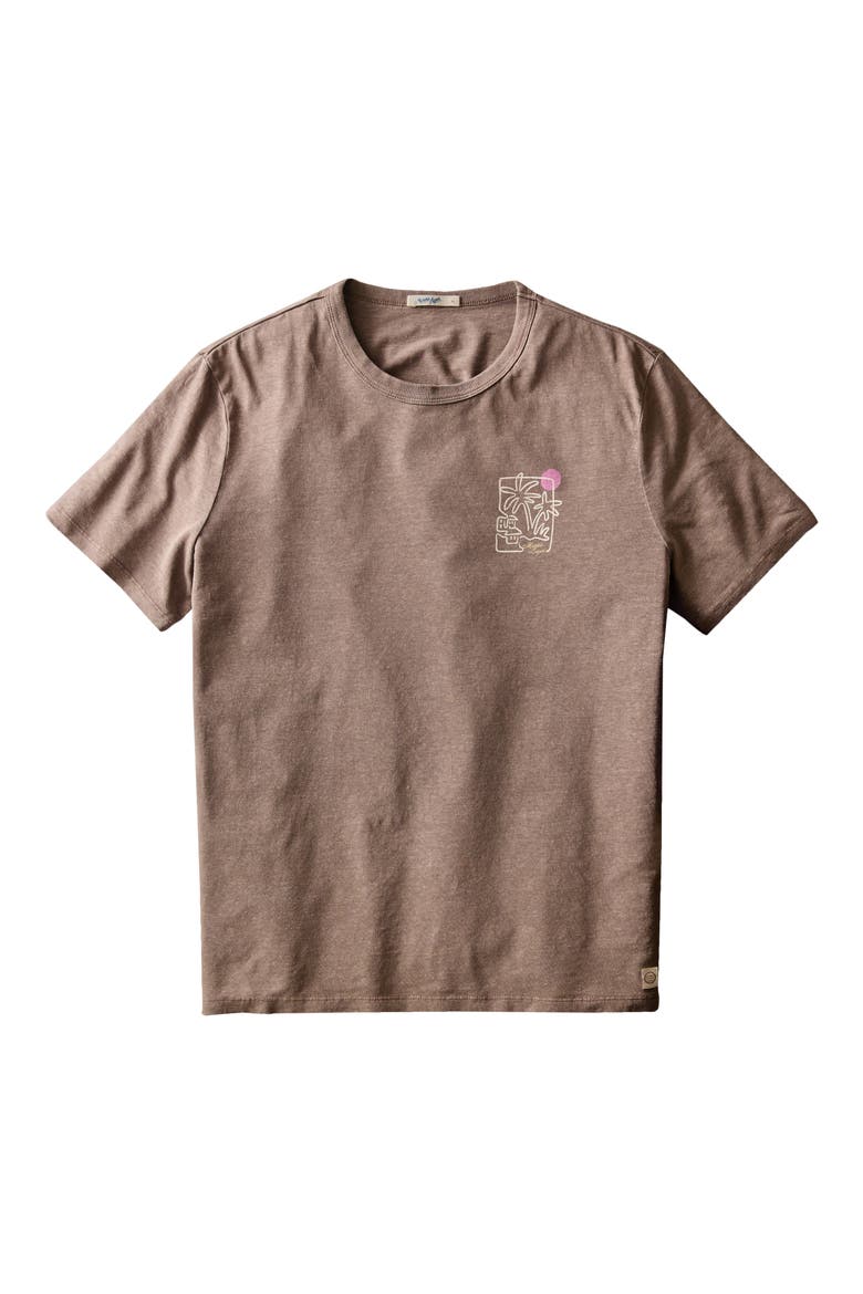 Hemp & Cotton Graphic T-Shirt, Alternate, color, COFFEE QUARTZ