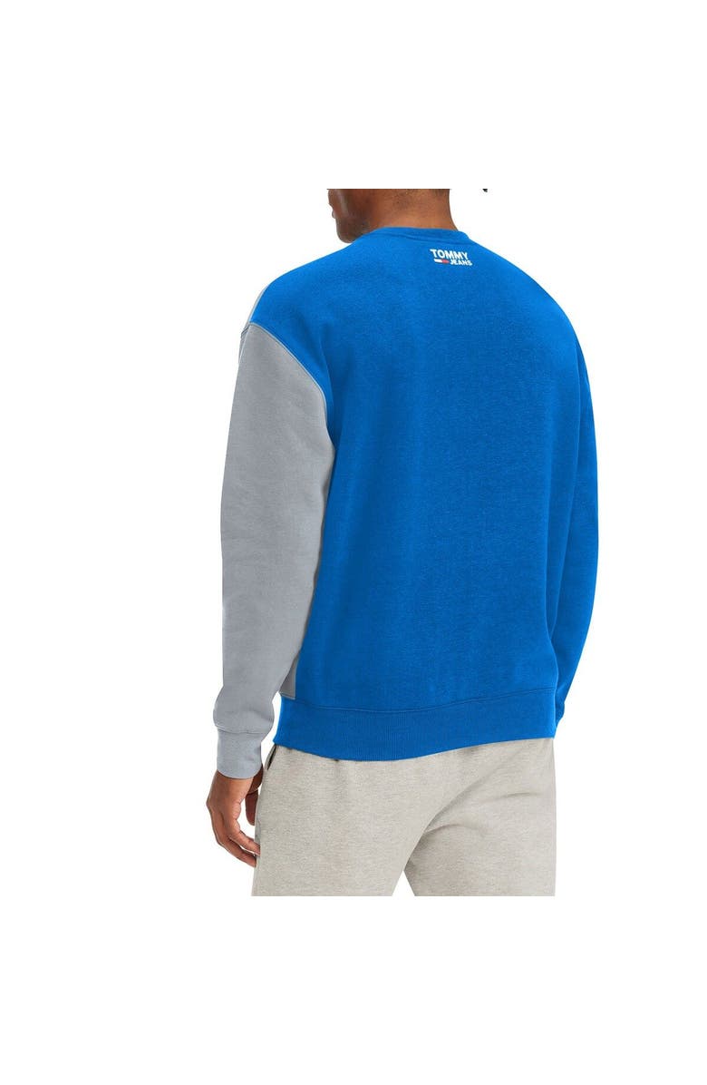 TOMMY JEANS Men's Tommy Jeans Royal/Gray Dallas Mavericks Keith Split Pullover Sweatshirt, Alternate, color, Royal
