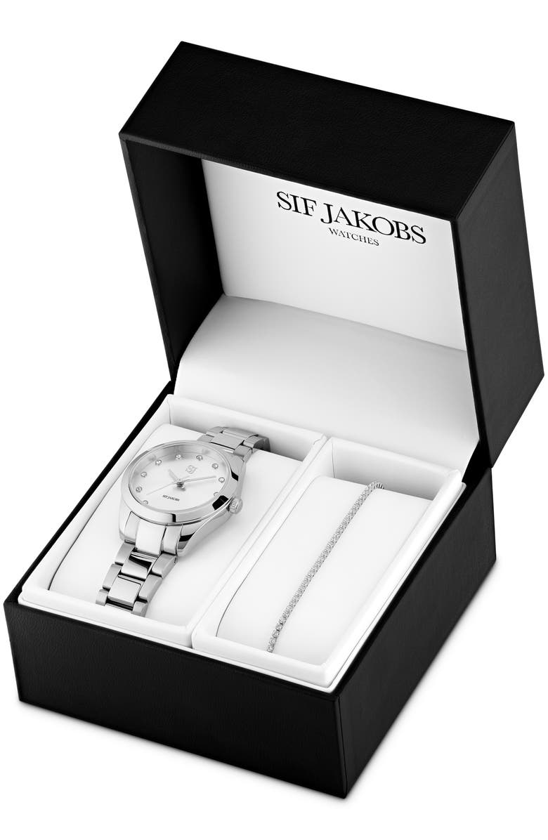 Sif Jakobs Jewellery Joelle Jewelry Set, Main, color, 925 Sterling Silver/White