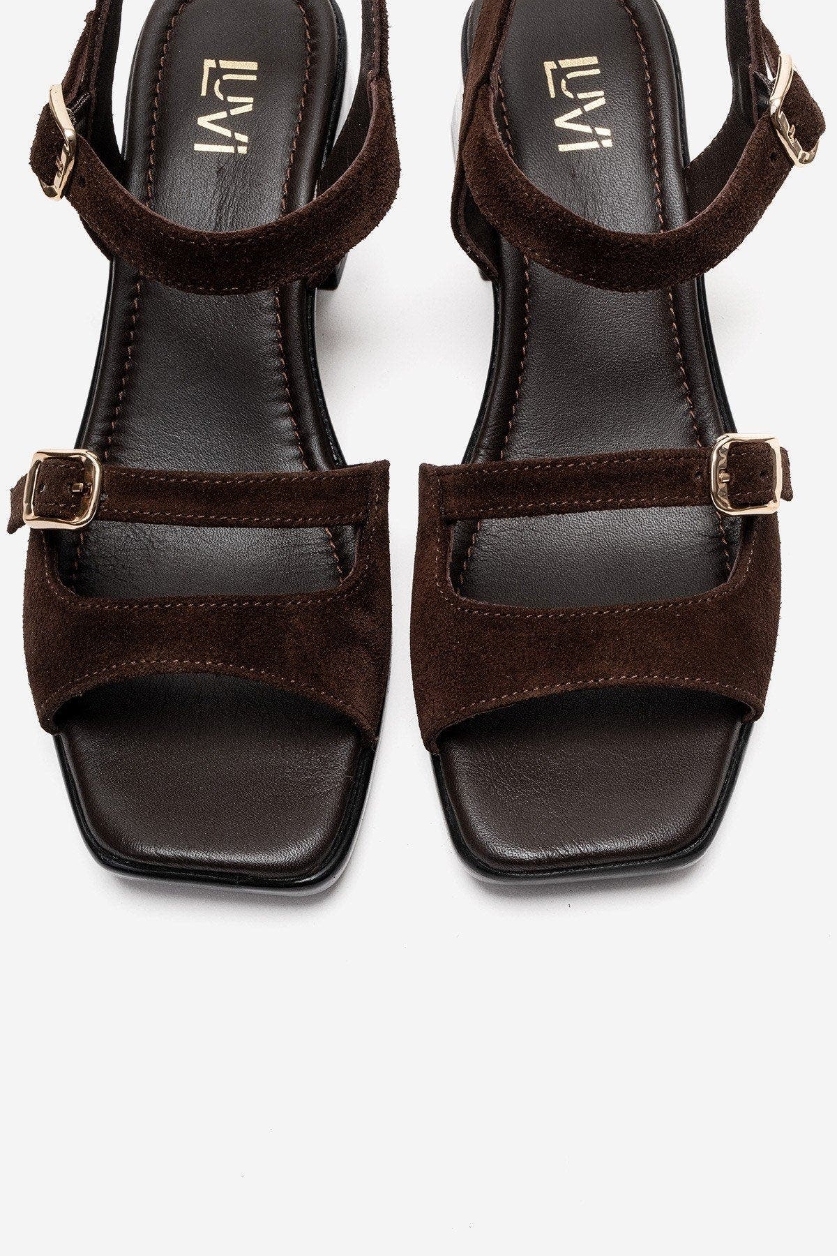 Forever & Always Shoes Yolen Leather Block Heel Sandal, Alternate, color, 