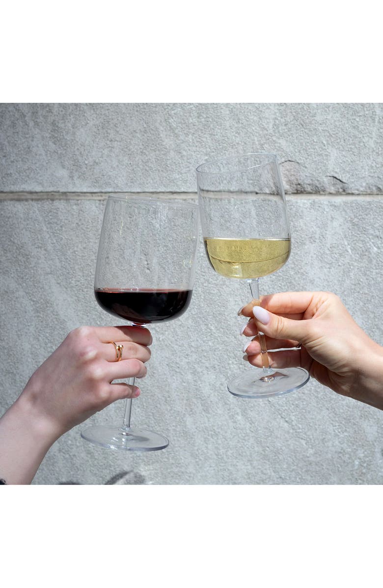 Luigi Bormioli Sublime Set of 4 Barolo Wine Glasses, Alternate, color, Clear