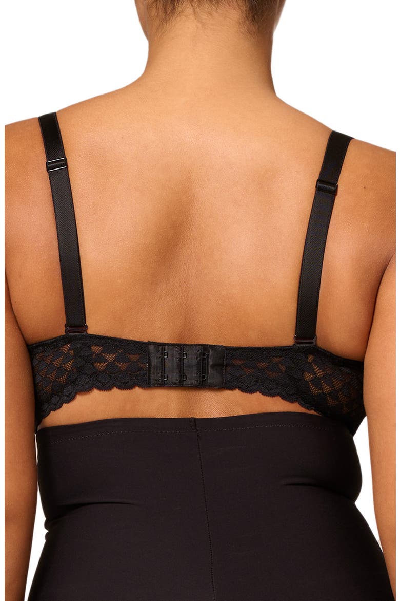 Subtile Underwire Push-Up Bra, Alternate, color, BLACK