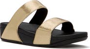 FitFlop Lulu Metallic Snake Slides