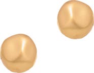 Reiss Tiara Tumbled Metal Front/Back Earrings