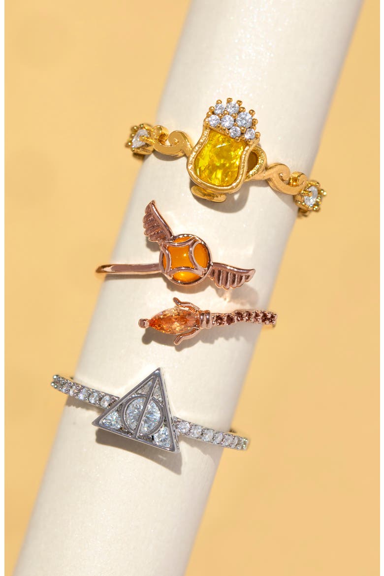 Harry Potter Butterbeer Ring, Alternate, color, GOLD