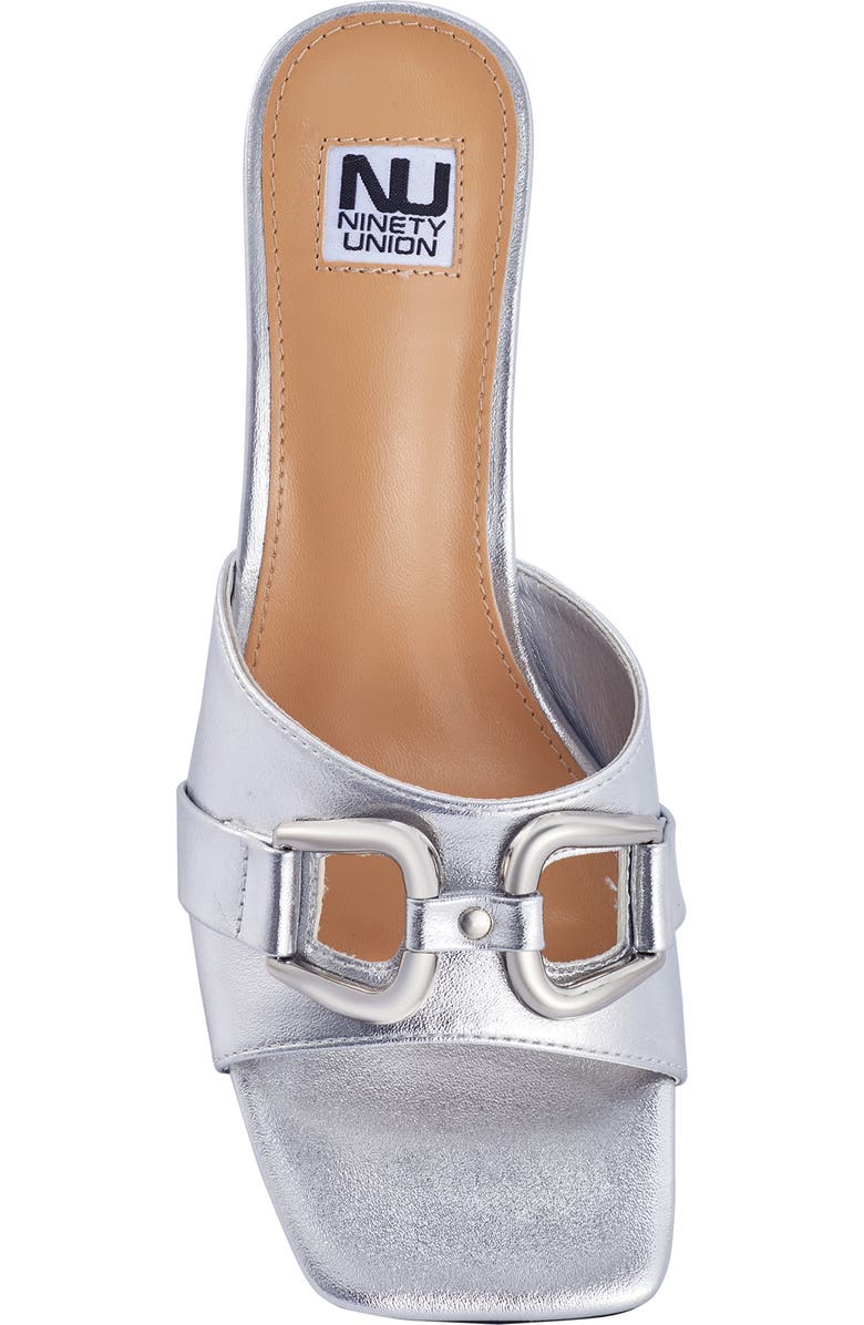 NINETY UNION Kensy Wedge Sandal, Alternate, color, Silver
