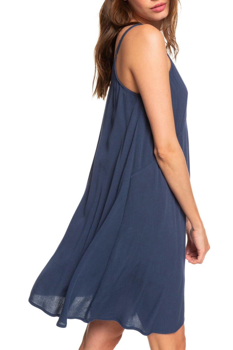 Full Bloom Swing Dress, Alternate, color, MOOD INDIGO