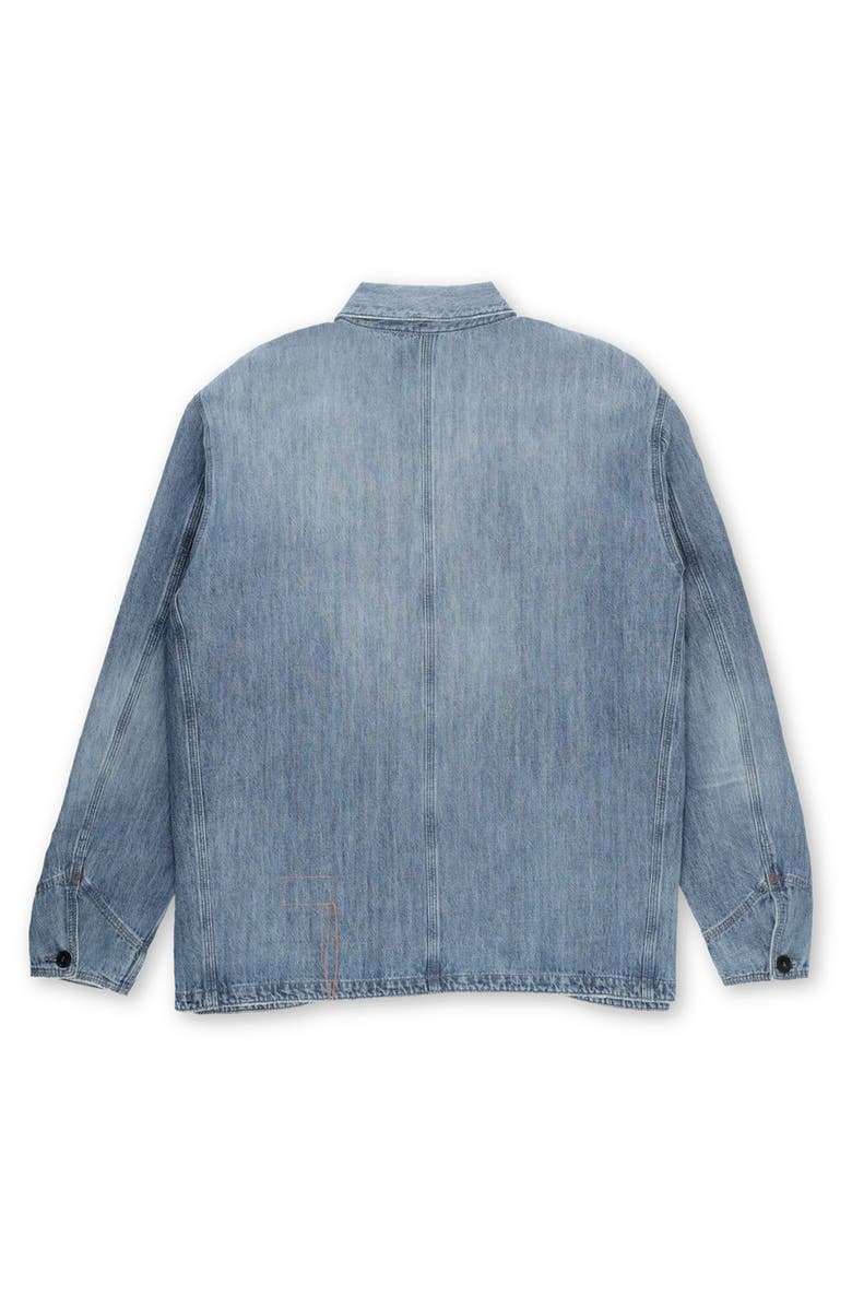 Fortela Trading Bleach Wash Denim Jacket, Alternate, color, D240