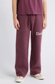 Elwood Intarsia Logo Baggy Sweatpants