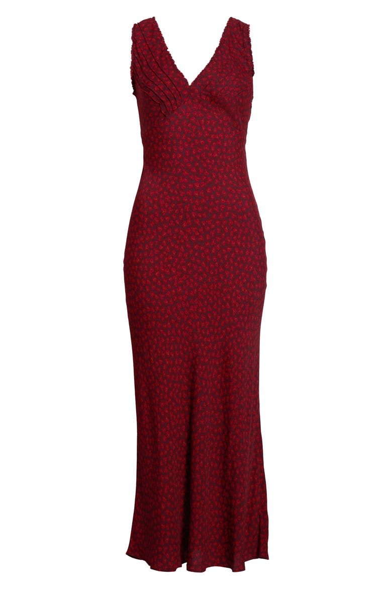 Anna Claire Ditsy Floral Midi Dress, Main, color, NICOLE