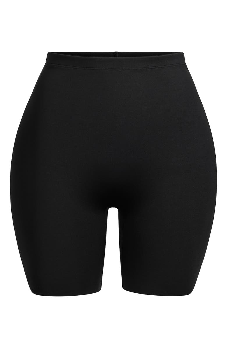 SKIMS Hip Enhancing Mid Thigh Padded Shorts, Alternate, color, Onyx