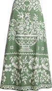 Cleobella Jasmine Mixed Print Cotton Poplin Maxi Skirt