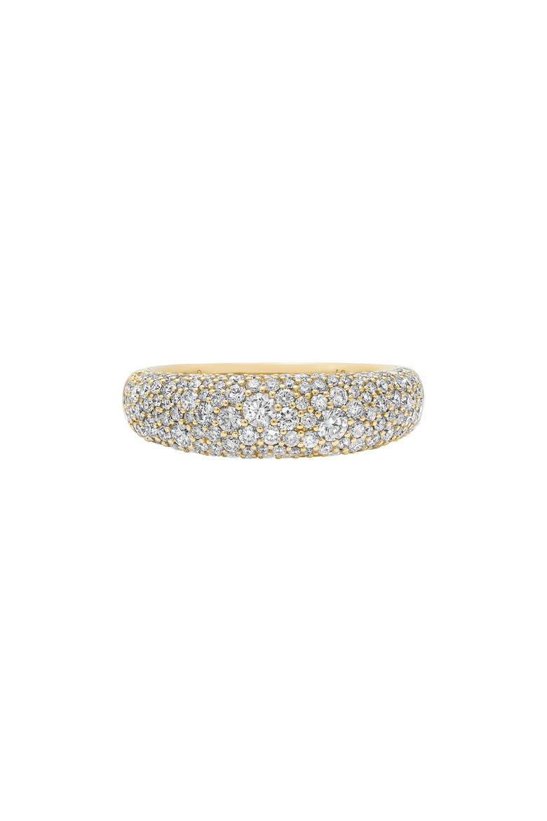 Papua Gold Diamond Band, Main, color, YELLOW