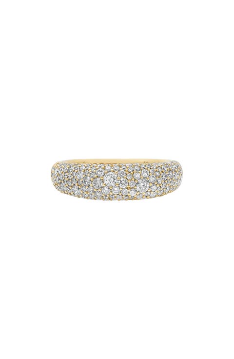 Papua Gold Diamond Band