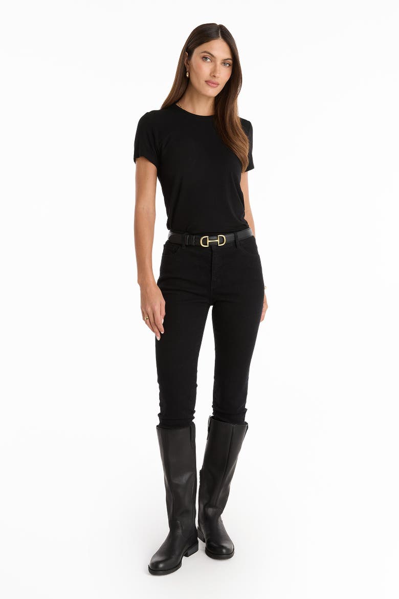 Amaya Ultra-Soft T-Shirt, Alternate, color, Black