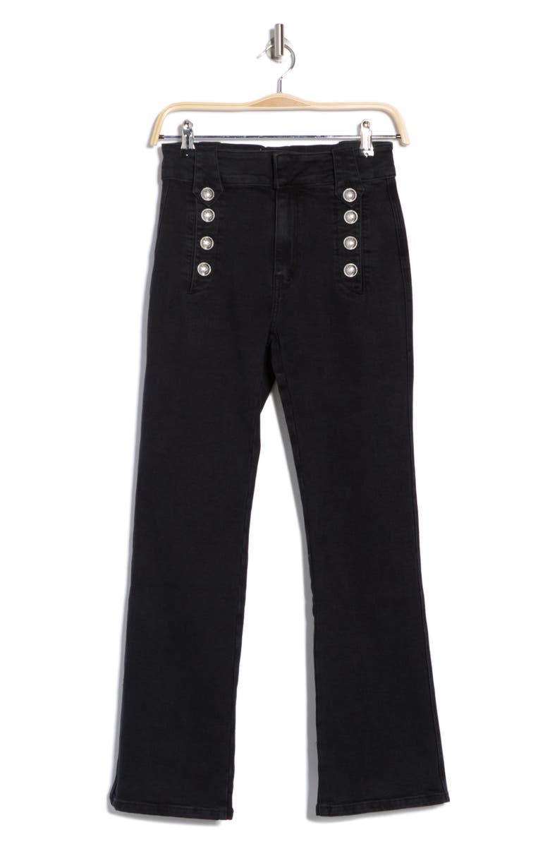 Derek Lam 10 Crosby Robertson High Waist Crop Flare Leg Pants, Alternate, color, 