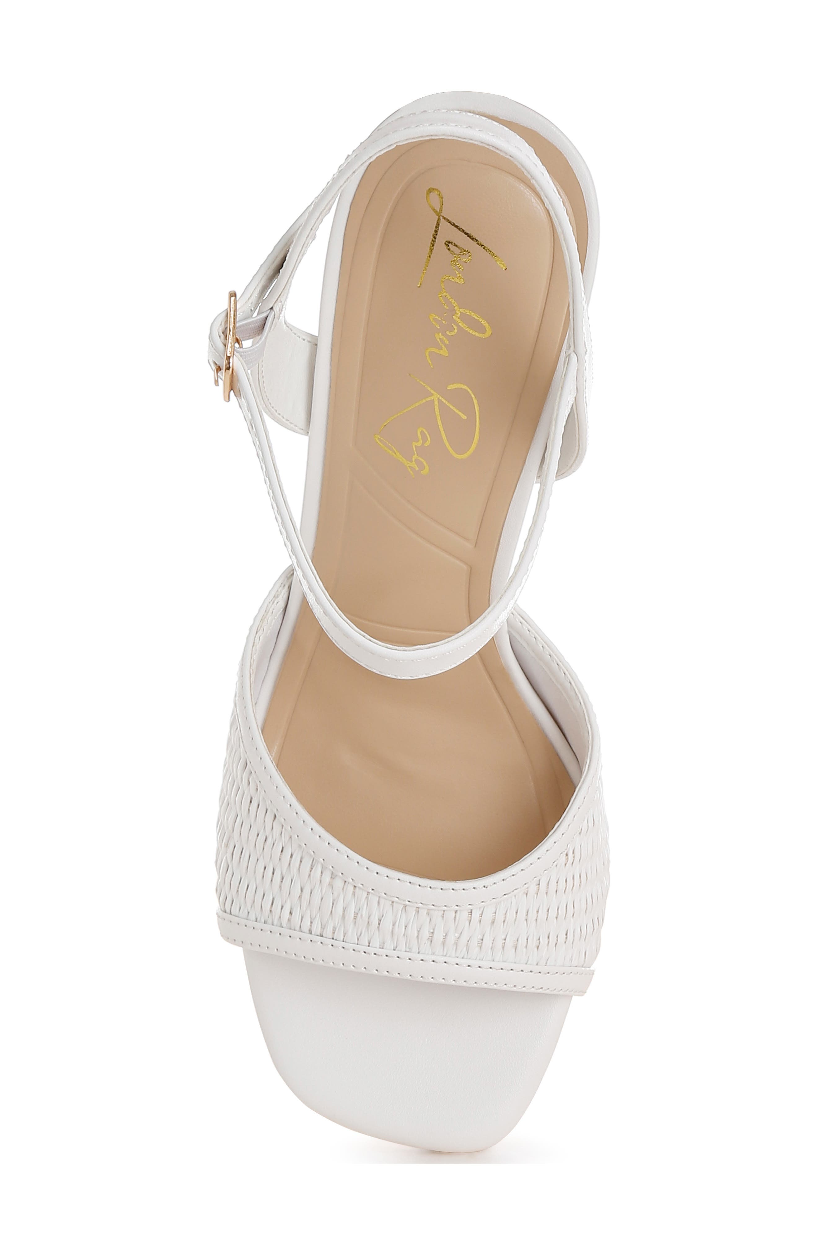 LONDON RAG Vilasta Raffia Stiletto Sandal, Alternate, color, 