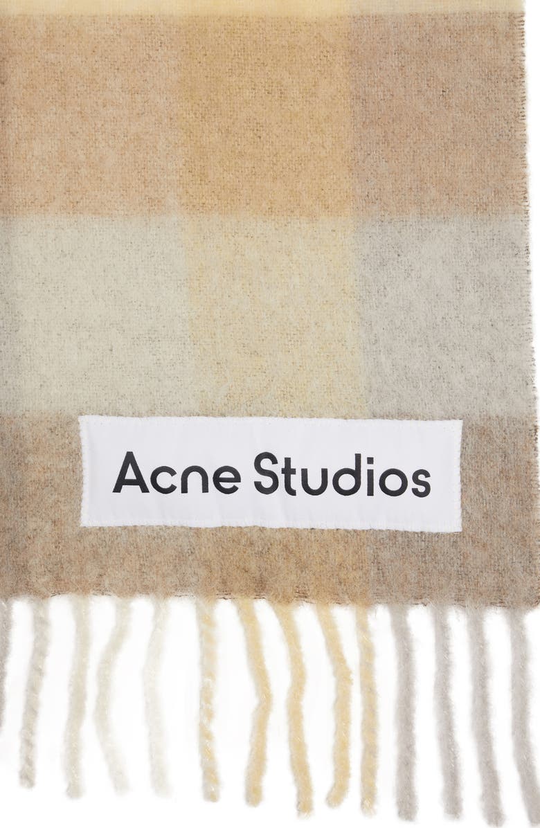 Acne Studios Vally Alpaca & Wool Blend Blanket Wrap, Alternate, color, 