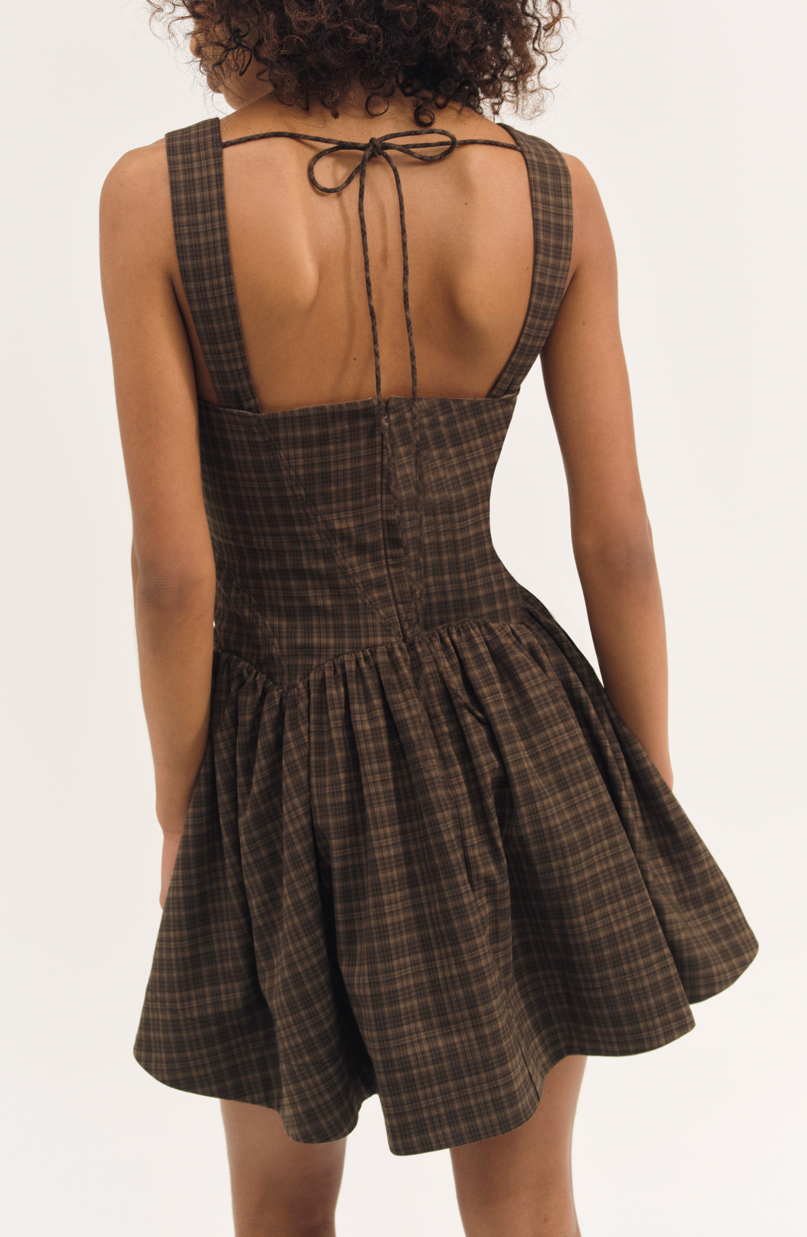 Ginny Plaid Minidress - image 2