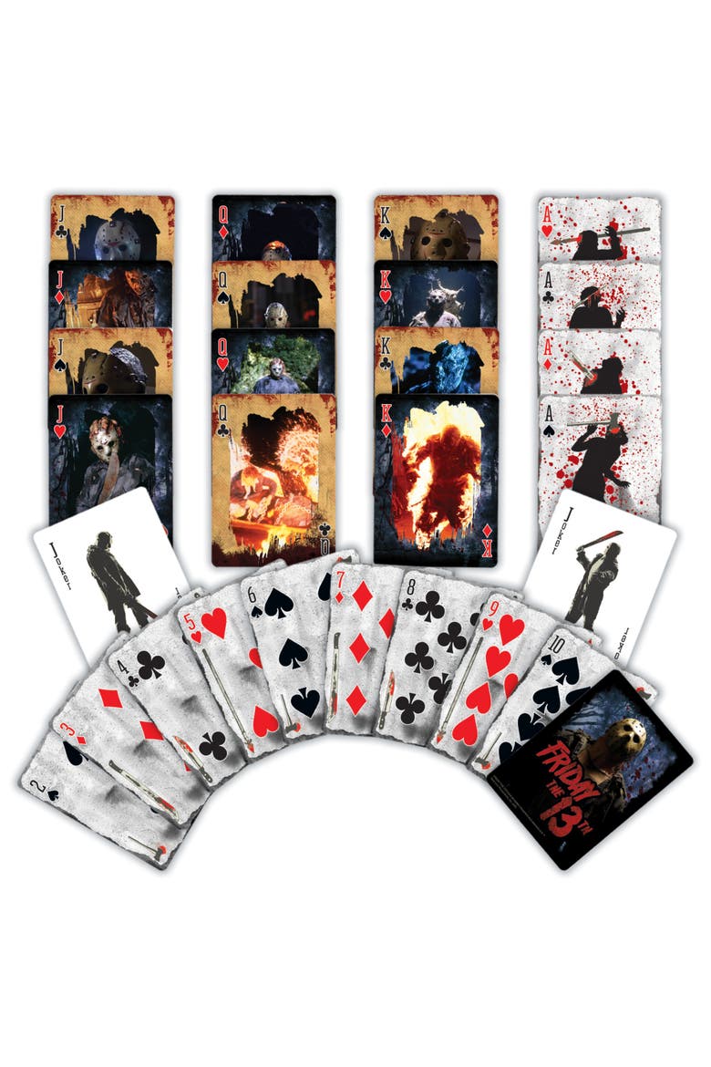 Friday the 13th Playing Cards, Alternate, color, Multicolor
