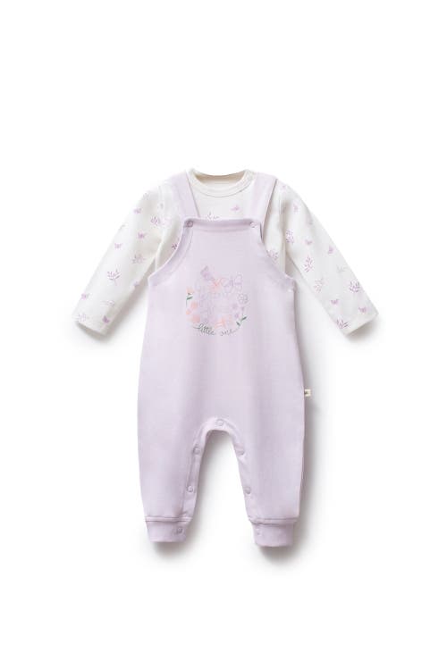 Moi Noi Growing Butterfly One-piece Set In Purple