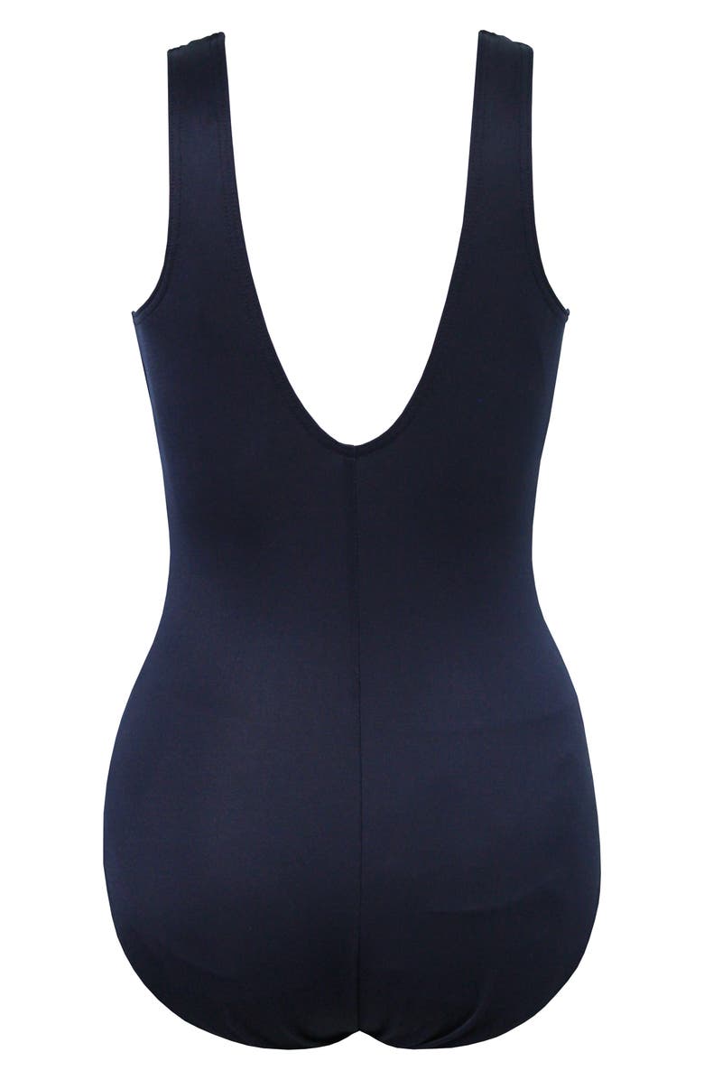 Miraclesuit<sup>®</sup> Illusionist Palma One-Piece Swimsuit, Alternate, color, Midnight Blue