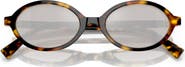 Miu Miu 50mm Oval Sunglasses