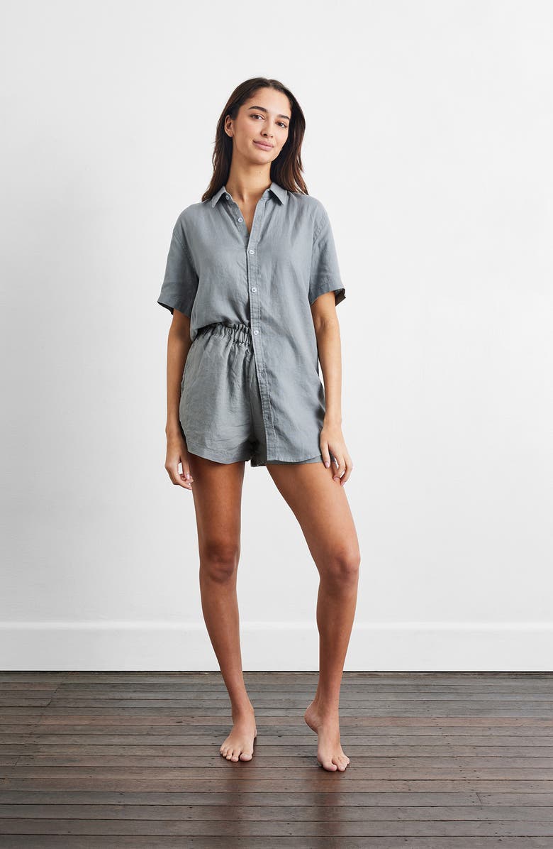 Bed Threads Linen Shorts, Alternate, color,