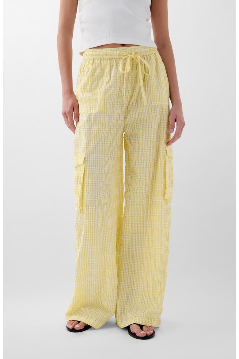 Cop Check Pant, Main, color, Lightyellow