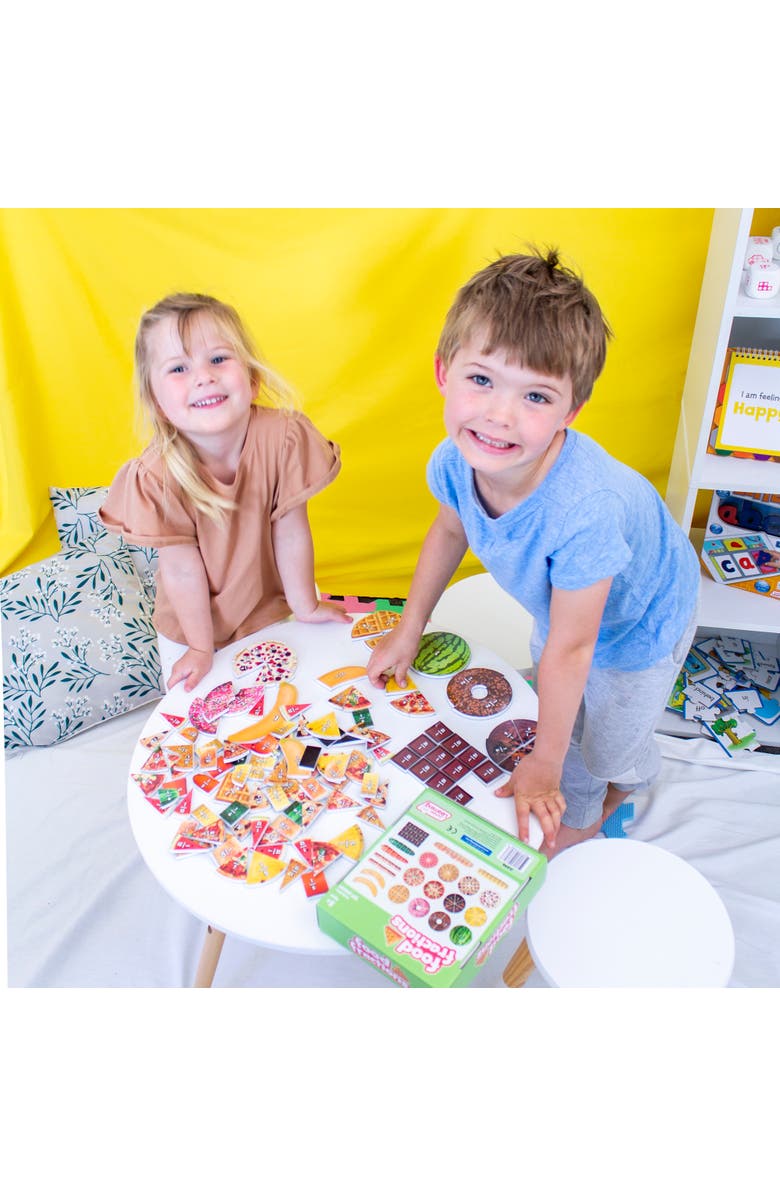 Junior Learning Food Fractions Learn Fractions The Yummy Way, Alternate, color,