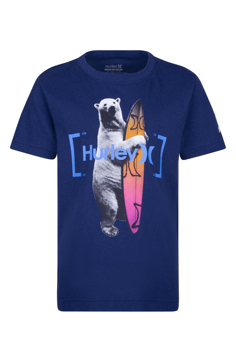 Hurley Kids' Bear Hug T-Shirt, Main, color, 